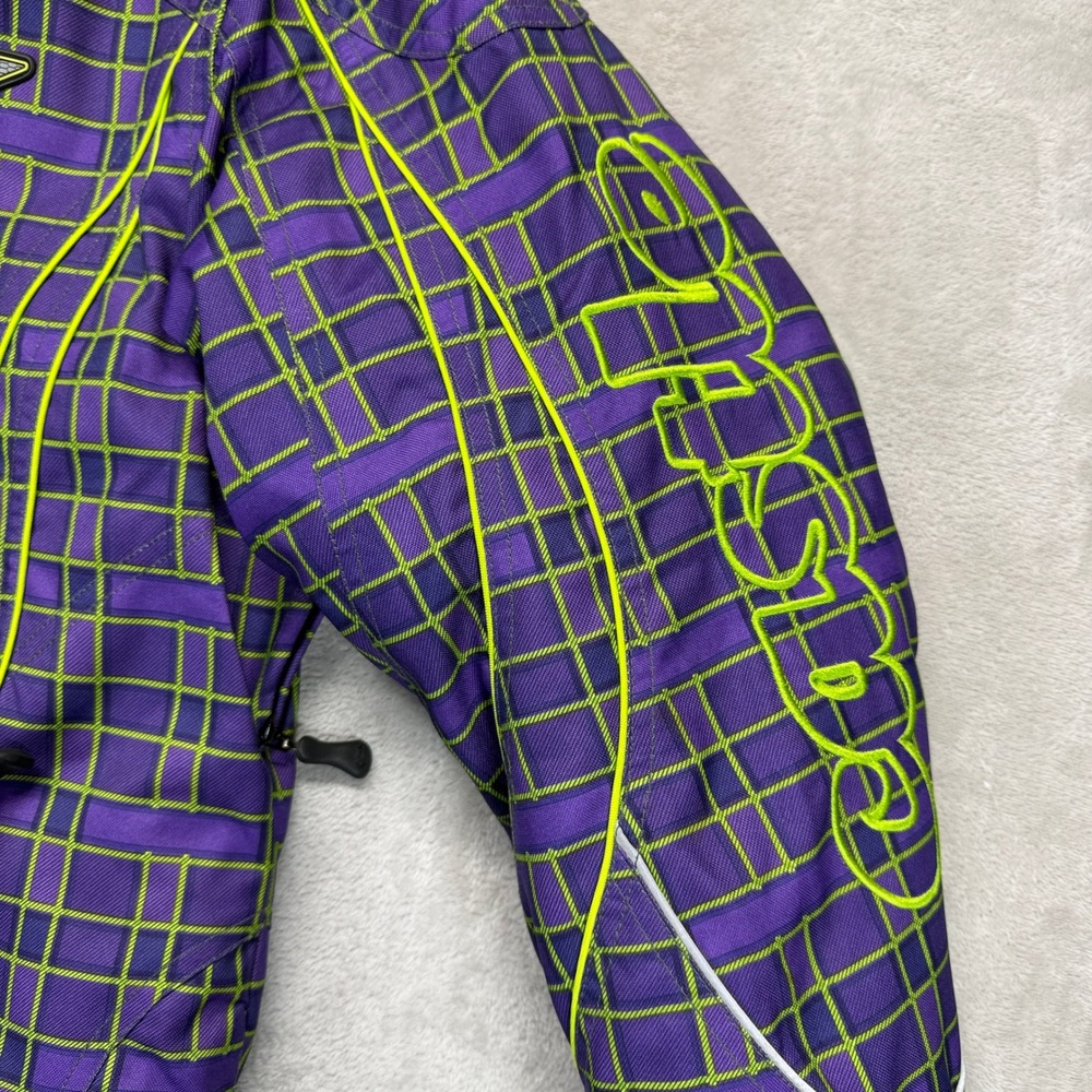 Castle X Jacket Womens Medium Racewear Charm Plaid Snowmobile Dreamy Grape Twist - Picture 4 of 14